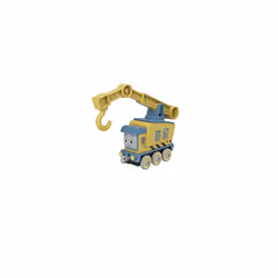 Thomas & Friends Fisher-Price Carly the Crane Vehicle die-cast push-along toy rail vehicle for preschool kids ages 3+