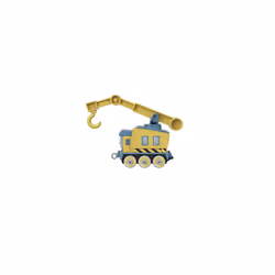 Thomas & Friends Fisher-Price Carly the Crane Vehicle die-cast push-along toy rail vehicle for preschool kids ages 3+