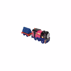 Thomas & Friends Ashima Toy Train, Battery-Powered Motorized Engine with Cargo Car for Preschool Pretend Play?, HMC22