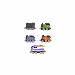 Thomas & Friends Diecast Toy Trains Adventures Engine Pack, 5 Push-Along Engines for Preschool Kids Ages 3+ Years, HBY23