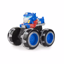 John Deere Kids TOMY Transformers Optimus Prime Monster Treads Lightning Wheels Toy, Light Up Monster Truck Toy with Neon Whe ...