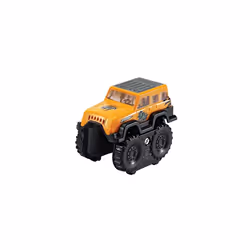VTech Car-Board Racers Off-Roader & Track, Cardboard Race PlaySet with Stunt Jump for Kids, Off Road Car, Dinosaur Tunnel & Bridge, Vehicle Fun For