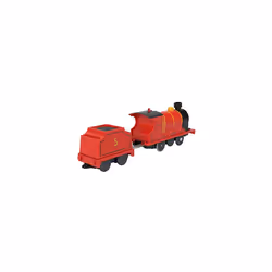 Fisher-Price Thomas & Friends James Motorized Toy Train Engine for Preschool Kids Ages 3 Years and Older, HDY70