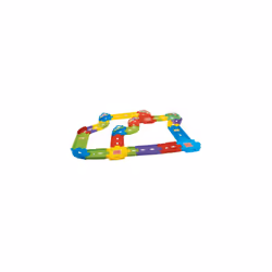 VTech 148103 Toot-Toot Drivers Deluxe Car Track Set Baby Toy, with 30 Track Pieces, Suitable for 1, 2, 3+ Year Olds, English Version, Multi-color,