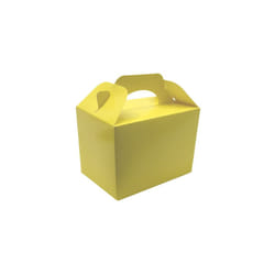 Lotus 50 x Children/Kids Plain Coloured Party Boxes Carry Food Meal Fun Picnic Birthday Wedding Favour/Baby Shower Party Halloween Trick or Treat Box