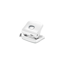 Rapid Fashion FC30 Strong 2 Hole Punch, Punches up to 30 Sheets, Adjustable Guide Bar, Ergonomic Design, White, 5000363