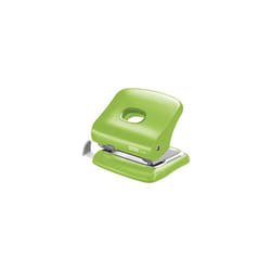Rapid Fashion FC30 Strong 2 Hole Punch, Punches up to 30 Sheets, Adjustable Guide Bar, Ergonomic Design, Light Green, 5000361