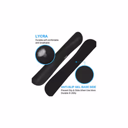 TECKNET Wrist Rest Mat, Keyboard and Mouse Wrist Support Pad Set, Comfortable Memory Foam Mouse Mat with Wrist Cushion Support, Anti-Slip Ergonomic