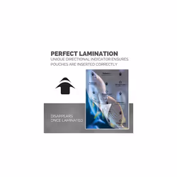 Fellowes A4 Laminating Pouches - Gloss Finish - 100 Sheets - 160 Micron (2 x 80 Micron) High Quality Finish with Image Last Directional Quality Mark -