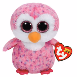 TY Beanie Boo Plush - Glider the Pink Penguin 15cm