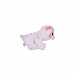 TY 42186 Beanie Classic Tabor Tiger with Shiny Eyes, 15 cm, Pink/White