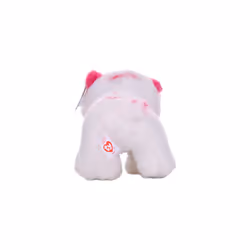 TY 42186 Beanie Classic Tabor Tiger with Shiny Eyes, 15 cm, Pink/White