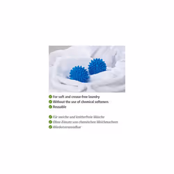 Wenko Dryer Balls, Blue, Diameter 7 cm