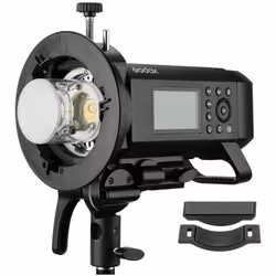 Godox S2 Speedlite Bracket for Godox AD200Pro, AD200, AD400Pro, for V1 Round Head Speedlite,V860II/TT685/TT350 Series,S-Type Bracket Updated Version