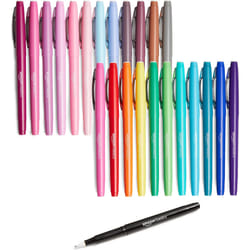 Amazon Basics Felt Tip Marker Pens, 24-Pack, Multicolor