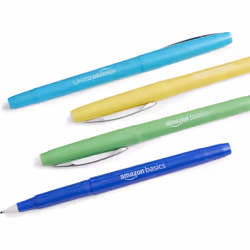 Amazon Basics Felt Tip Marker Pens, 24-Pack, Multicolor