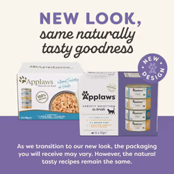 Applaws Natural Wet Cat Food, Multipack Chicken and Fish