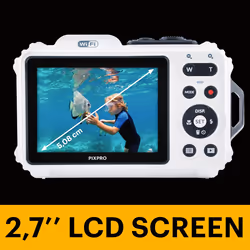 KODAK Pixpro WPZ2 White  Waterproof 16MP Camera