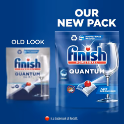 Finish Quantum Infinity Shine Dishwasher Tablets bulk | Scent: Fresh