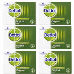 Dettol Original Antibacterial Soap Pack of 6 x 100g