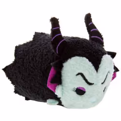 Disney Tsum Tsum Maleficent character mini plush, 3 1/2 inches.