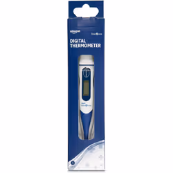 Amazon Basic Care Digital Thermometer, Blue