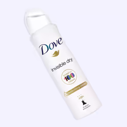6 x 250ml Dove Invisible Dry Deodorant Spray Ladies Antiperspirant