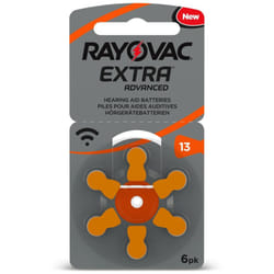 Extra Advanced with Active Core Technology 13 â Hearing Aid Batteries, Pack of 6