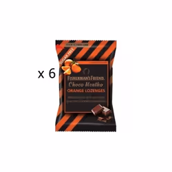 6 x Fisherman's Friend Candy Choco Mentho & Orange 25g
