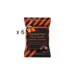 6 x Fisherman's Friend Candy Choco Mentho & Orange 25g