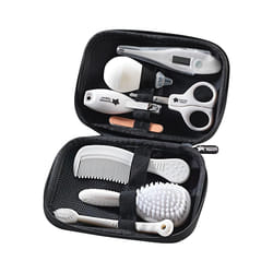 Tommee Tippee Baby Healthcare and Grooming Kit, 9x Essential Newborn Care Items for Home and Travel, Wipe-Clean and Wat