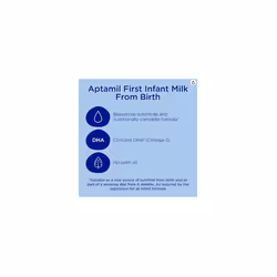 Aptamil 1 First Baby Milk Powder, From Birth, 1.2K (Pack of 3)