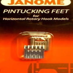 Janome Pintucking Feet for Horizontal Rotary Hook Models