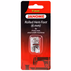 Janome Rolled Hem Foot (6mm) for 9mm Max Stitch Width Machines