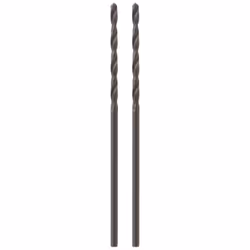 BOSCH BL2131 2-Piece 1/16 in. x 1-7/8 in. Fractional Jobber Black Oxide Drill Bit for Applications in Light-Gauge Metal  Wood ...