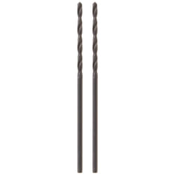 BOSCH BL2131 2-Piece 1/16 in. x 1-7/8 in. Fractional Jobber Black Oxide Drill Bit for Applications in Light-Gauge Metal  Wood  Plastic