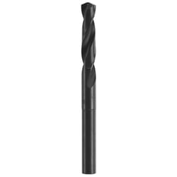 BOSCH BL2162 1-Piece 35/64 In. x 6 In. Fractional Reduced Shank Black Oxide Drill Bit for Applications in Light-Gauge Metal  Wood  Plastic