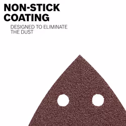 BOSCH SDTR080 Detail Sanding Triangle  80Grit  5 Count Pack of 1
