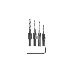 SP515 5 Piece Hex Shank Countersink Drill Bit Set with 6 8 10 and 12