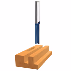 BOSCH RBS006 6-Piece 1/4 in. Shank Carbide-Tipped Multi-Purpose Router Bits Assorted Set with Included Storage Case for Applications in Straight  Trim