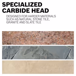 BOSCH NS100 1/8 in. Natural Stone Tile Bit