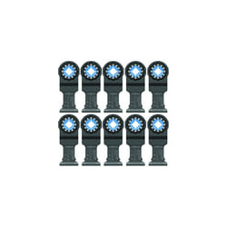 Starlock Carbide Oscillating Tool Blades Multi Tool Blades for Cutting Iron Bar Metal Wood with Nails Drywall and Tile 10Pack 114 Width OSL114C10