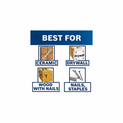 Starlock Carbide Oscillating Tool Blades Multi Tool Blades for Cutting Iron Bar Metal Wood with Nails Drywall and Tile 10Pack 114 Width OSL114C10