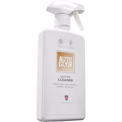 Autoglym Leather Cleaner, 500ml - Car Leather Cleaner Deep Cleans and Freshens Automotive Leather Upholstery, white