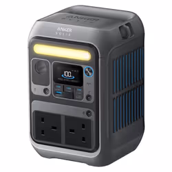 Anker SOLIX C300 Portable Power Station, Outdoor 288Wh LiFePO4 Battery, 300W (600W Surge) Solar Generator, 140W Two-Way Fast  ...