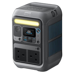 Anker SOLIX C300 Portable Power Station, Outdoor 288Wh LiFePO4 Battery, 300W (600W Surge) Solar Generator, 140W Two-Way Fast Charging