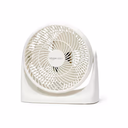 Amazon Basics Portable Desk Fan, 7 Inch Quiet Operation Cooling, 3 Speed Settings, 90° Variable Tilt, 15.49 x 27.3 x 27.69 c ...