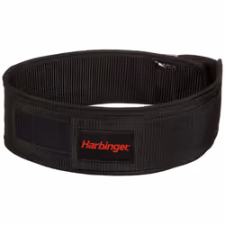 Harbinger 360906 4-Inch Nylon Weightlifting Belt  Large   Black
