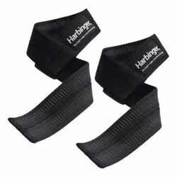 Big Grip Padded Lifting Straps, Weight Lifting, Strength Training Equipment, Black, Pack of 2