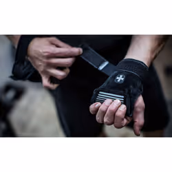 Harbinger Lifting Grips  Black  Small/Medium